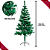 Árvore Pinheiro De Natal 150cm 200 Galhos Verde Tradicional - Imagem 4