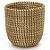 CACHEPOT PALHA DUO - Imagem 1
