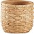 CACHEPOT PALHA CRUZADA EM CIMENTO - Imagem 1