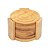 Porta Copos Com Suporte Bambu - Imagem 1