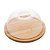 Queijeira Porta Queijo de Bambu com Tampa Acrílica 18,5x8cm Mimo Style - Imagem 1