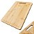 Tabua de Bambu Para Corte de Carne Alimentos Legumes com Alça Cozinha Churrasco 34x24cm - Imagem 6
