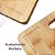 Tabua de Bambu Para Corte de Carne Alimentos Legumes com Alça Cozinha Churrasco 34x24cm - Imagem 7