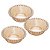 Conjunto 3 Bowls de Cristal Pearl Âmbar Sobremesa 14x5cm Wolff - Imagem 5