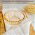 Conjunto 3 Bowls de Cristal Pearl Âmbar Sobremesa 14x5cm Wolff - Imagem 2