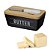 Manteigueira de Porcelana com Tampa de Bambu Com Faca Preta Butter Manhattan 400ml Haüskraft - Imagem 4