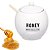 Meleira de Porcelana Honey Branca Manhattan com Tampa com Colher de Bambu 350ml Haüskraft (Selecione Variação) - Imagem 5