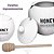 Meleira de Porcelana Honey Branca Manhattan com Tampa com Colher de Bambu 350ml Haüskraft (Selecione Variação) - Imagem 10