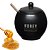 Meleira de Porcelana Honey Preta Manhattan com Tampa com Colher de Bambu 350ml Haüskraft (Selecione Variação) - Imagem 5