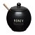 Meleira de Porcelana Honey Preta Manhattan com Tampa com Colher de Bambu 350ml Haüskraft (Selecione Variação) - Imagem 1