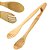 Pinça Pegador Multiuso de Bambu Ecokitchen para Saladas Pães 22cm Mimo Style - Imagem 6