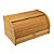 Porta Pão em Bambu Grande Com Tampa Retrátil Retangular 38,3x23x19,5cm Mimo Style - Imagem 1