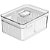 Organizador Clear Fresh com Cesto Duplo de Acrílico Multiuso 2,2 Litros Ou - Imagem 1