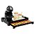 Bandeja Preta Espelhada Para Porta 40 Capsulas Cafeteira com Gaveta Embutida decorativo Dolce Gusto Três Corações Nespresso grande mdf - Imagem 1