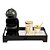 Bandeja Preta Espelhada Para Porta 40 Capsulas Cafeteira com Gaveta Embutida decorativo Dolce Gusto Três Corações Nespresso grande mdf - Imagem 5