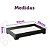 Bandeja Preta Espelhada Para Porta 40 Capsulas Cafeteira com Gaveta Embutida decorativo Dolce Gusto Três Corações Nespresso grande mdf - Imagem 4