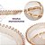 Petisqueira Decorativa Cristal Chumbo Coração Pearl Âmbar com 4 Divisórias Borda de Corações (Selecione Variação) - Imagem 9