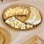Petisqueira Decorativa Cristal Chumbo Coração Pearl Âmbar com 4 Divisórias Borda de Corações (Selecione Variação) - Imagem 2