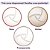Petisqueira Decorativa Cristal Chumbo Coração Pearl Âmbar com 4 Divisórias Borda de Corações (Selecione Variação) - Imagem 5