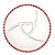 Petisqueira Decorativa Cristal Chumbo Coração Pearl Rosa com 4 Divisórias Borda de Corações (Selecione Variação) - Imagem 10