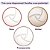 Petisqueira Decorativa Cristal Chumbo Coração Pearl Rosa com 4 Divisórias Borda de Corações (Selecione Variação) - Imagem 5