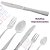 Faqueiro de Aço Inox Pisa 30 Peças Prata Wolff (Selecione Variação) - Imagem 8