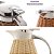 Garrafa Térmica de Inox e Treliça Rattan 1,5 Litros Wolff - Imagem 7