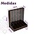 Suporte Organizador Capsulas Universal Porta Capsulas Com Visor de Acrílico Marrom Dolce Gusto Três Corações Nespresso Delta Q e Nespresso Vertuo Cantinho do Cafe Torre Mdf - Imagem 4