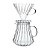 Cafeteira com Filtro de Vidro Borossilicato 700ml Fracalanza - Imagem 1