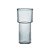 Vaso de Flores Transparente Nix Vidro Canelado Hauskraft - Imagem 1