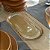 Travessa Oval de Cristal Pearl Âmbar 30cm Wolff - Imagem 2