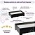Bandeja Preta Espelhada Porta 80 Capsulas Cafeteira com Gaveta Embutida decorativo Dolce Gusto Três Corações Nespresso MDF - Imagem 3