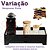 Bandeja Preta Espelhada Porta 80 Capsulas Cafeteira com Gaveta Embutida decorativo Dolce Gusto Três Corações Nespresso MDF - Imagem 11