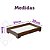 Bandeja Marrom Espelhada Porta 40 Capsulas Cafeteira com Gaveta Embutida decorativo Dolce Gusto Três Corações Nespresso em MDF - Imagem 4