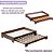 Bandeja Marrom Espelhada Porta 40 Capsulas Cafeteira com Gaveta Embutida decorativo Dolce Gusto Três Corações Nespresso em MDF - Imagem 7