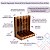 Suporte Organizador Universal Porta Capsulas Com Visor de Acrílico Caramelo Dolce Gusto Três Corações Nespresso Delta Q e Nespresso Vertuo Cantinho do Cafe Torre Mdf - Imagem 3