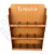 Suporte Grande Caramelo para 12 Temperos em MDF Com Potes - SELECIONE VARIAÇÃO - Imagem 10