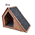 Casa de Gato Grande Caramelo Toca para Felinos com Arranhador para Gatos Pet Lateral em MDF - Imagem 11