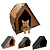 Casa de Gato Grande Caramelo Toca para Felinos com Arranhador para Gatos Pet Lateral em MDF - Imagem 6