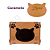 Casa para Gato Marrom Nicho em MDF com Brinde Chaveiro de Gatinho - Imagem 11