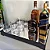 Bandeja Decorativa Espelhada Aparador Cantinho das Bebidas em Mdf Preta - Imagem 9