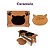 Kit 2 peças Casa para Gato + Comedouro Duplo Preto em MDF - Imagem 13