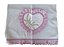 Pano de prato bordado a mão -  "Coração" - Imagem 3