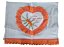 Pano de prato bordado a mão -  "Coração" - Imagem 7