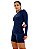 Camisa Feminina Classic ML Marinho - Imagem 1