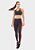 Calça Legging Run Preta e Laranja - Imagem 1