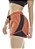 Short Feminino Gênova Preto e Laranja - Imagem 3