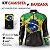 KIT CAMISETA + BANDANA KING BRASIL COM PROTEÇÃO UV 50+ (KFF658) - Imagem 1