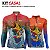 KIT CASAL - 1 CAMISETA KFF302 + 1 CAMISETA  KFF620 KING BRASIL - PROTEÇÃO UV - Imagem 1