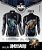 CAMISETA PERSONALIZADA KING BRASIL - DINOSSAURO - KD00136 - Imagem 3